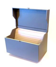 UFS-121 3X5 Recipe Index Card File Box / Recipe Box Or Holder 3D Printer Model