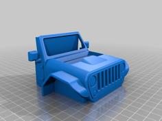 Jeep Wrangler Unlimited Business Card Holder 3D Printer Model