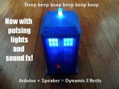 TARDIS With Light And Sound FX 3D Printer Model