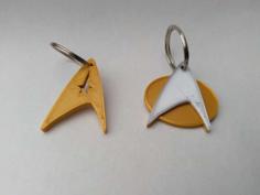 Star Trek Keyring 3D Printer Model