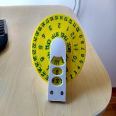 Perpetual Desktop Calendar 3D Printer Model