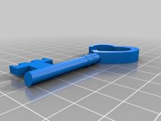 Key S Hook 3D Printer Model