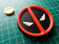 Deadpool Magnetic Symbol 3D Printer Model