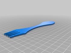 Print-flat Sporknife 3D Printer Model