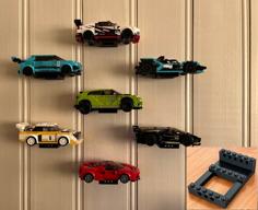 Lego Speed Champions Wall Mount 3D Printer Model