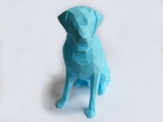 Low Poly Labrador (Dog Statue) 3D Printer Model