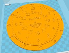 Educational Clock 3D Printer Model