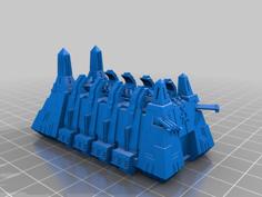 Space-Zombie Warbarque 3D Printer Model