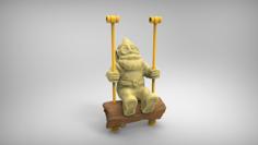 Gnome Swing 3D Printer Model