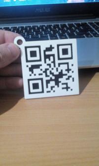 QR_Keychain “I Love You” 3D Printer Model