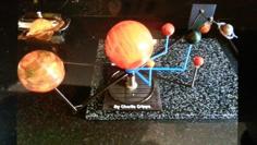 Solar System & Stand “nephews Home Work” Planetarium Model 3D Printer Model