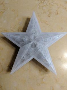 Animated LEDs Christmas Star Decoration 3D Printer Model