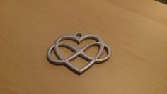 Infinity Heart 3D Printer Model