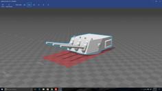 8″ Gun Turret, USS Baltimore 3D Printer Model