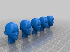 Mannequin Heads 3D Printer Model