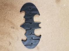 Articulated Batarang 3D Printer Model