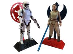 STARWARS ACTION FIGURE STAND 3D Printer Model