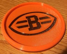 Cleveland Browns Coaster 3D Printer Model