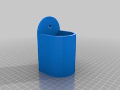 Wall Mount Pen Holder 3D Printer Model