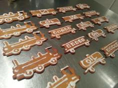 Train Set (Cookie Cutters) 3D Printer Model