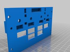 B737 Overhead, Hydraulic Panel 3D Printer Model