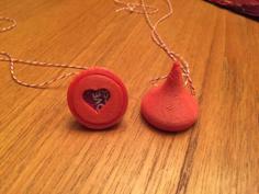 Hershey’s Kiss Necklace, Valentine 3D Printer Model