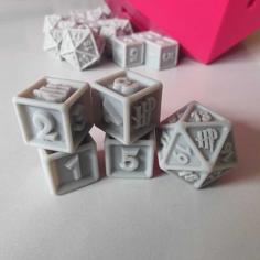 D20 – D6 Dice Harry Potter MTG – D&D 3D Printer Model