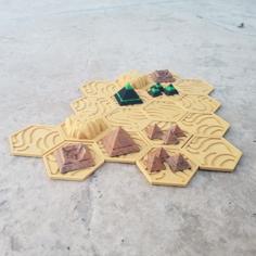 Desert Themed Bits Compatible With Pocket Tactics 3D Printer Model