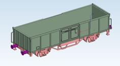 Güterwagen / Freightwagon H0 – 1:87 – V1.0 3D Printer Model