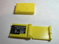 Micro-MicroSD Card Case 3D Printer Model