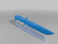 Survival Knife 3D Printer Model