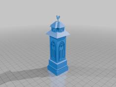 Clock Tower Of IIEST Shibpur 3D Printer Model