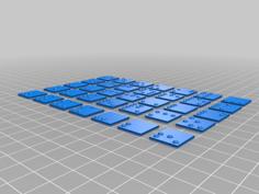 Braille Alpha For Chemistry Elements 3D Printer Model