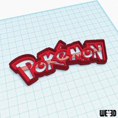 Pokemon Logo – Shape Cutter (Cookies / Cakes / Play-doh!) 3D Printer Model