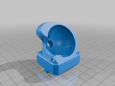 Azeron 34mm Trackball Holder – V2 PTEG 3D Printer Model