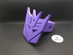 Decepticon 2″ Trailer Hitch Cover 3D Printer Model