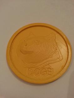 Dogecoin 3D Printer Model