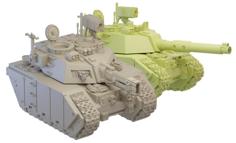 Raptor Tank Turret Pack 1 3D Printer Model