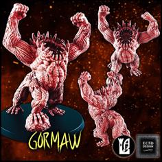 Gormaw – Limitless Adventures Collab – 28-32mm Gaming [SUPPORT-FREE] 3D Printer Model