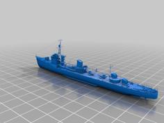 IJN Akatsuki (Fubiki Class Destreyer) 3D Printer Model