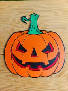 Halloween Pumpkin Window Decoration 3D Printer Model