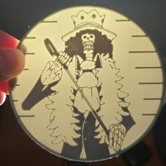 Translucent One Piece Brook Coaster 3D Printer Model