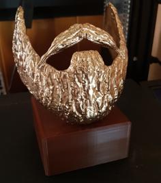 Beard Trophy 3D Printer Model