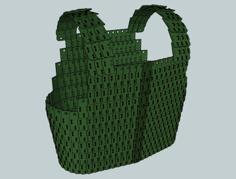 Modern Lamellar Armor 3D Printer Model