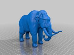 Chaos War Mammoth 3D Printer Model