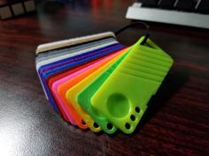 Yet Another Filament Sample – Keycard Edition 3D Printer Model