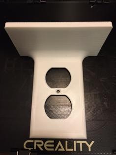 OUTLET COVER WITH SHELF 3D Printer Model