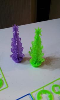 Credit Card Christmas Tree Puzzle 3D Printer Model