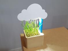 Cloud Flower Pot 3D Printer Model