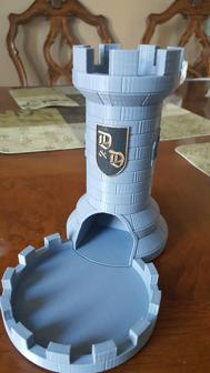 Castle Dice Tower 3D Printer Model